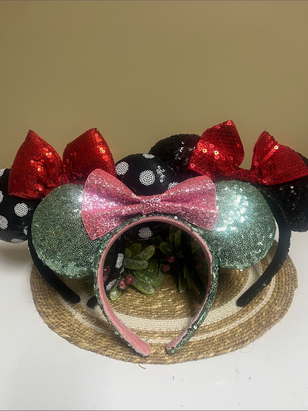 Disney Parks Minnie Mouse Ears (3) bundle